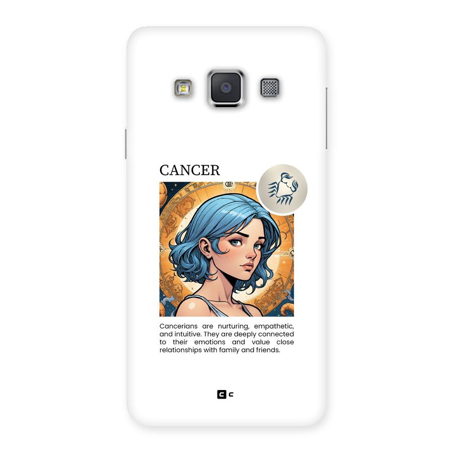 Connected Cancer Back Case for Galaxy A3