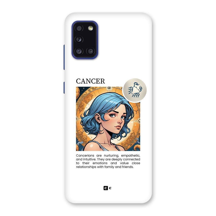 Connected Cancer Back Case for Galaxy A31