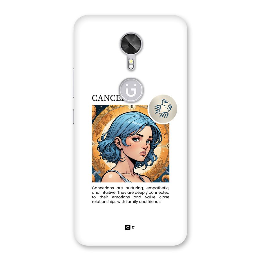 Connected Cancer Back Case for Gionee A1