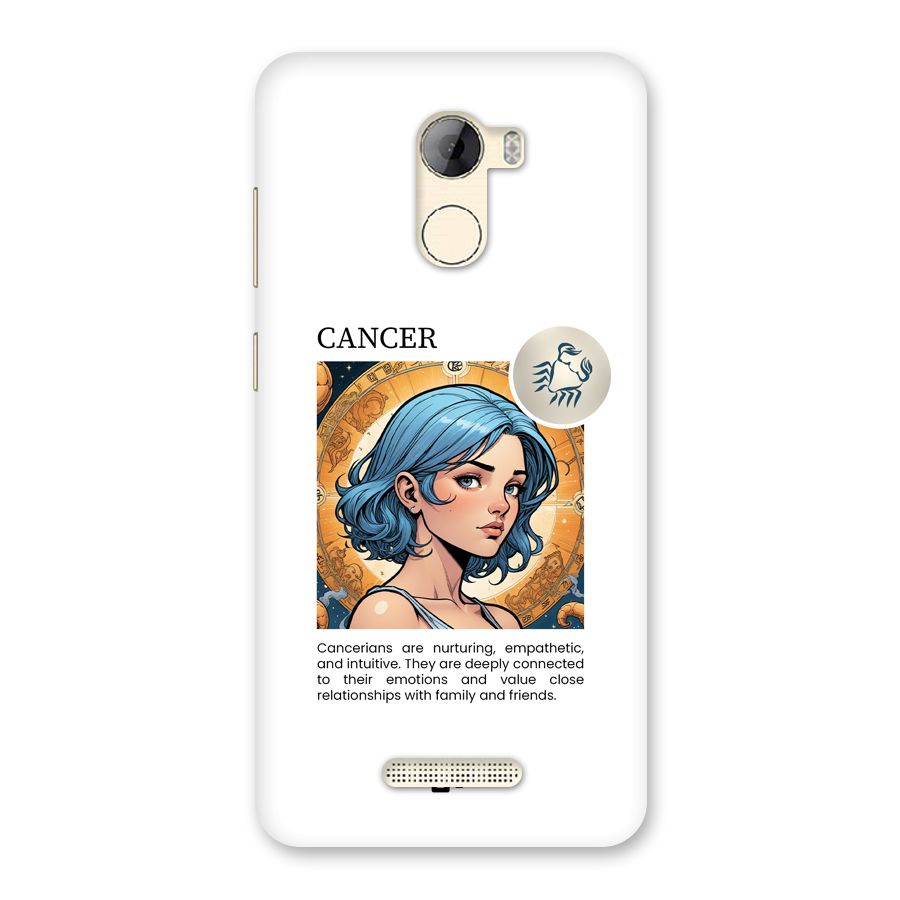 Connected Cancer Back Case for Gionee A1 LIte