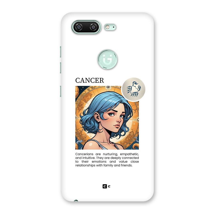 Connected Cancer Back Case for Gionee S10