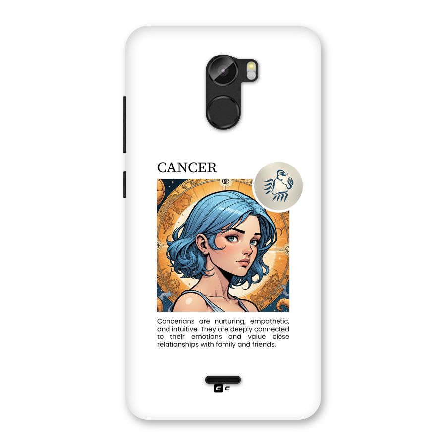 Connected Cancer Back Case for Gionee X1