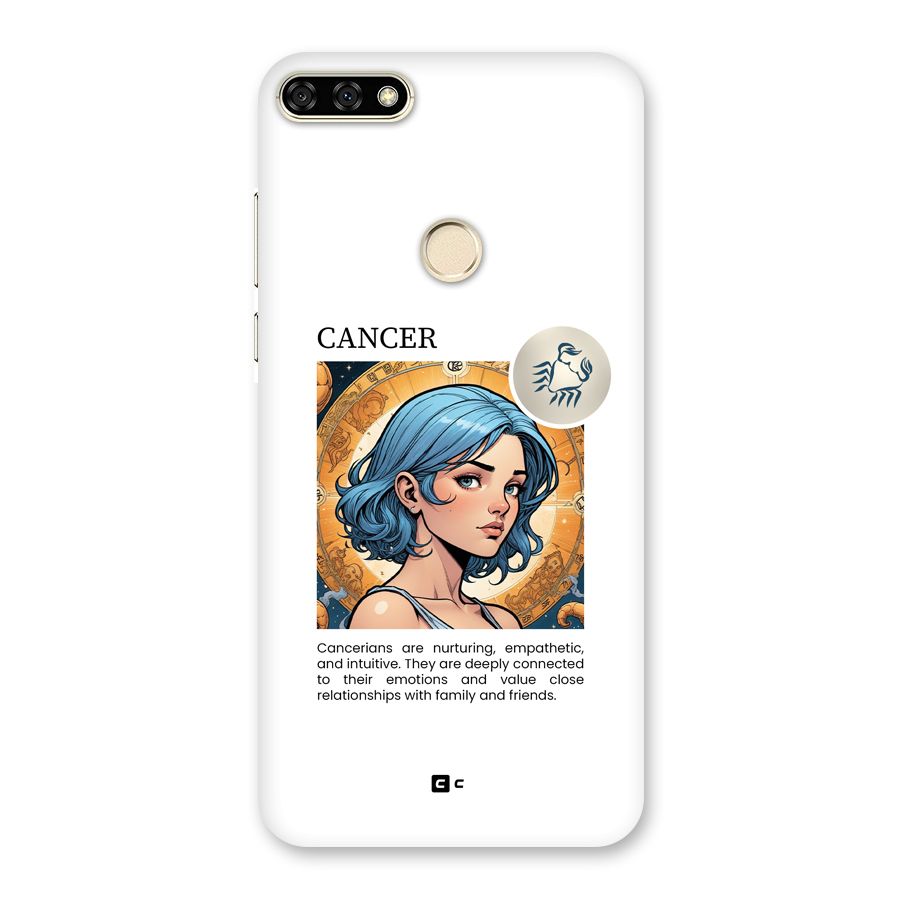 Connected Cancer Back Case for Honor 7A