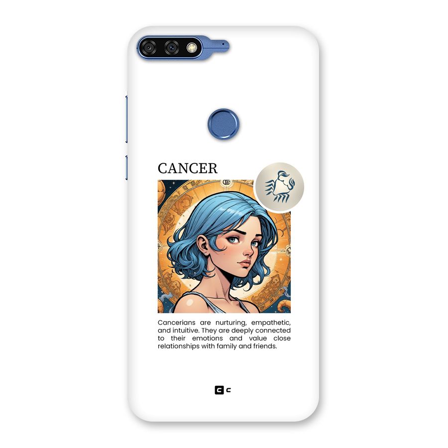 Connected Cancer Back Case for Honor 7C
