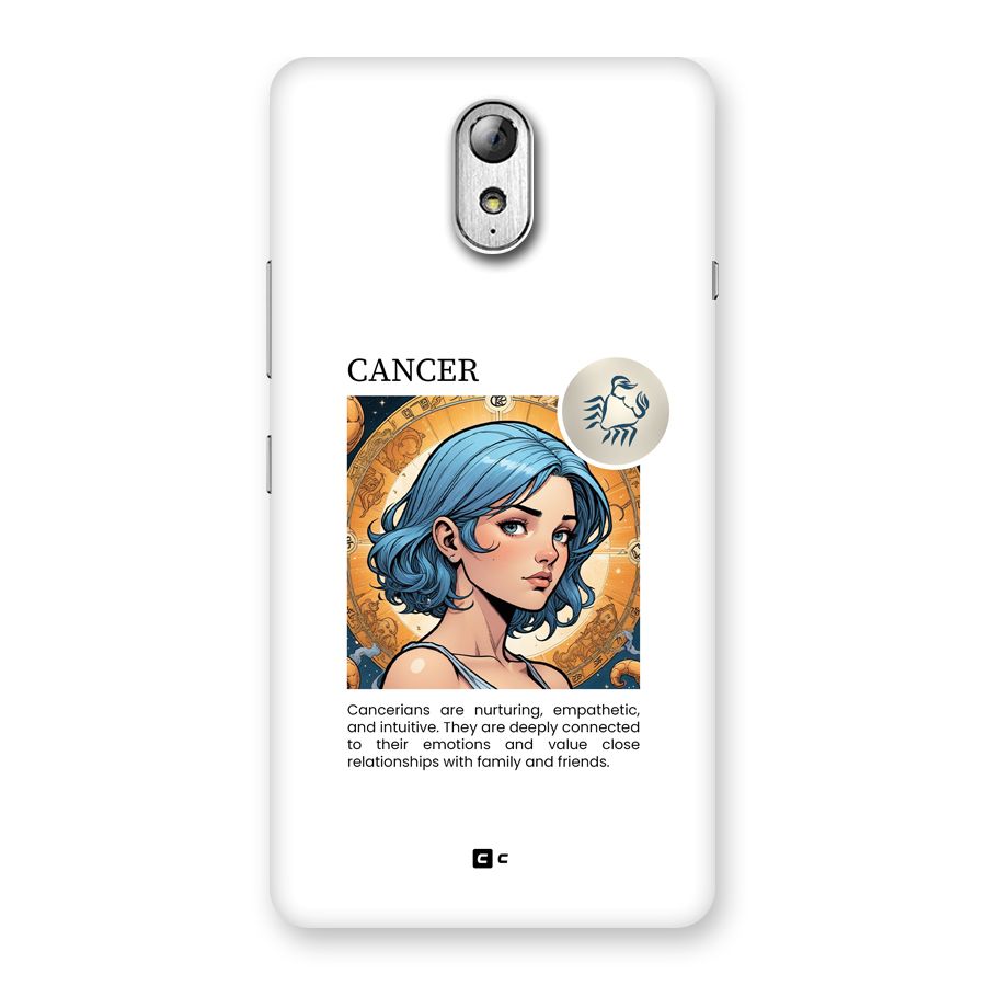 Connected Cancer Back Case for Lenovo Vibe P1M