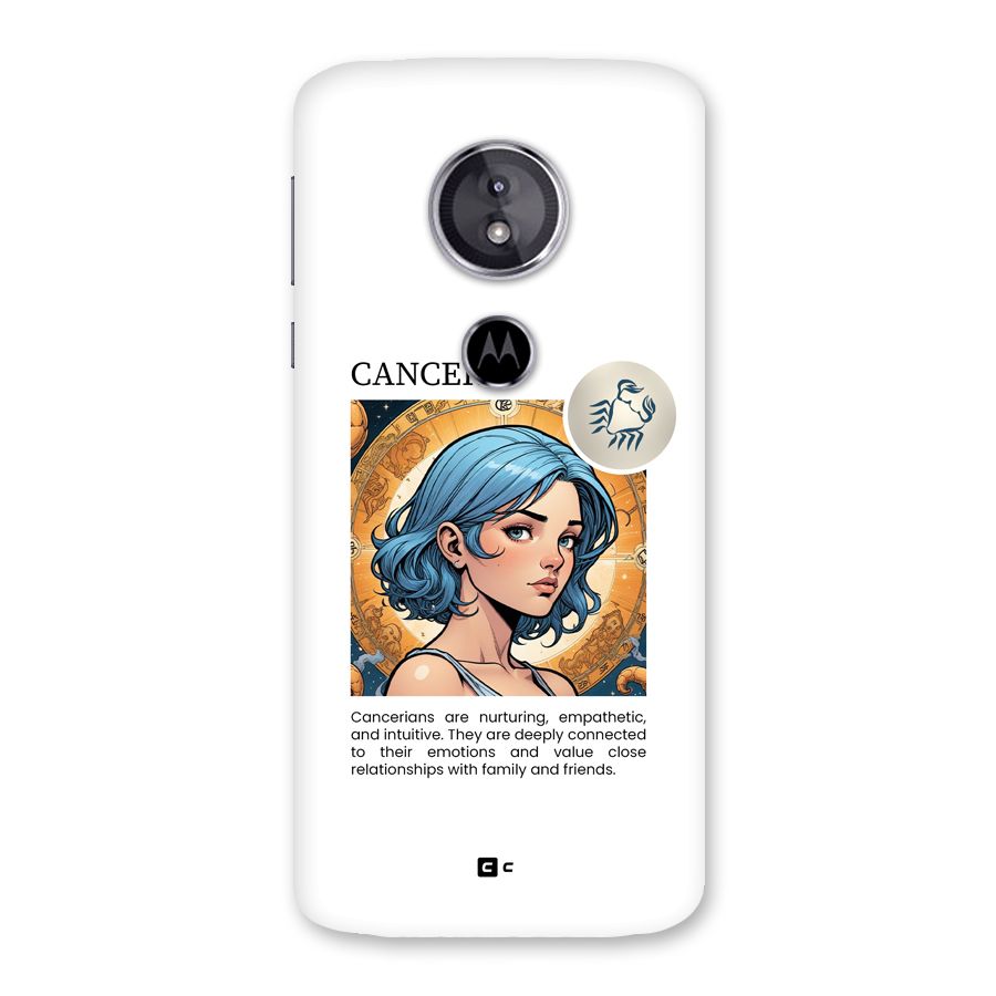 Connected Cancer Back Case for Moto E5
