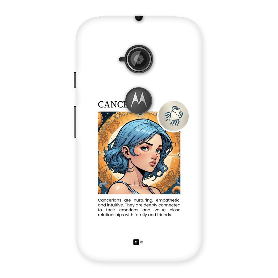 Connected Cancer Back Case for Moto E 2nd Gen