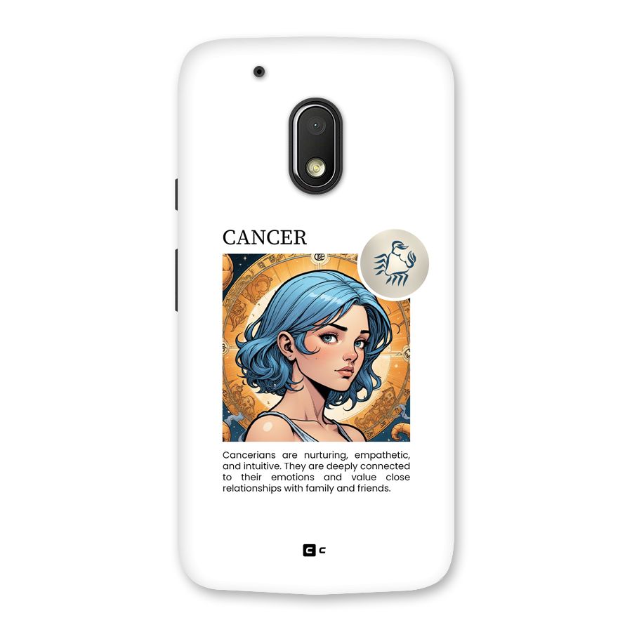 Connected Cancer Back Case for Moto G4 Play