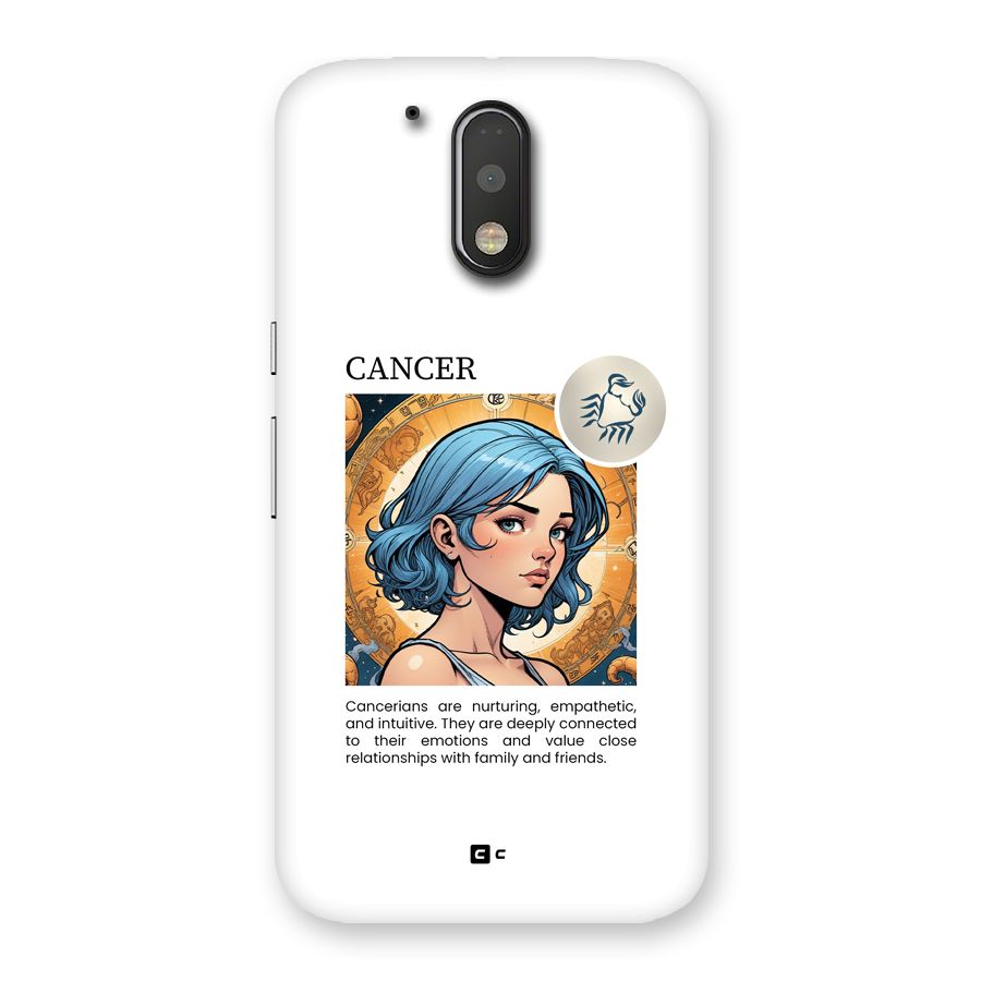 Connected Cancer Back Case for Moto G4 Plus