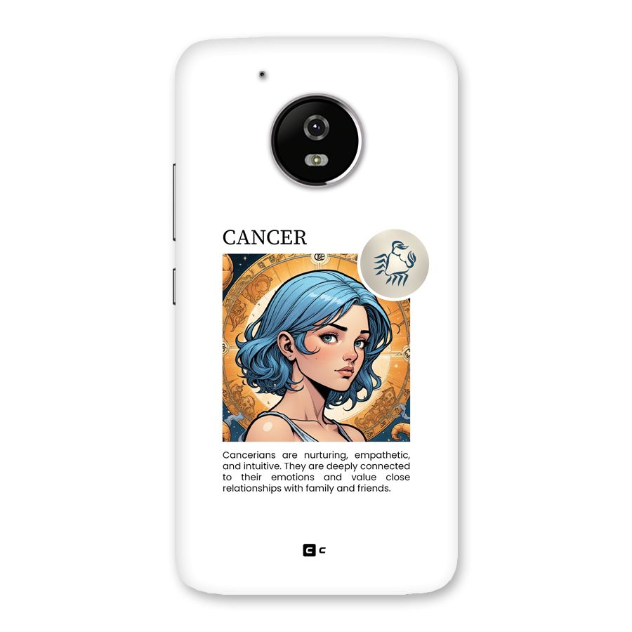 Connected Cancer Back Case for Moto G5