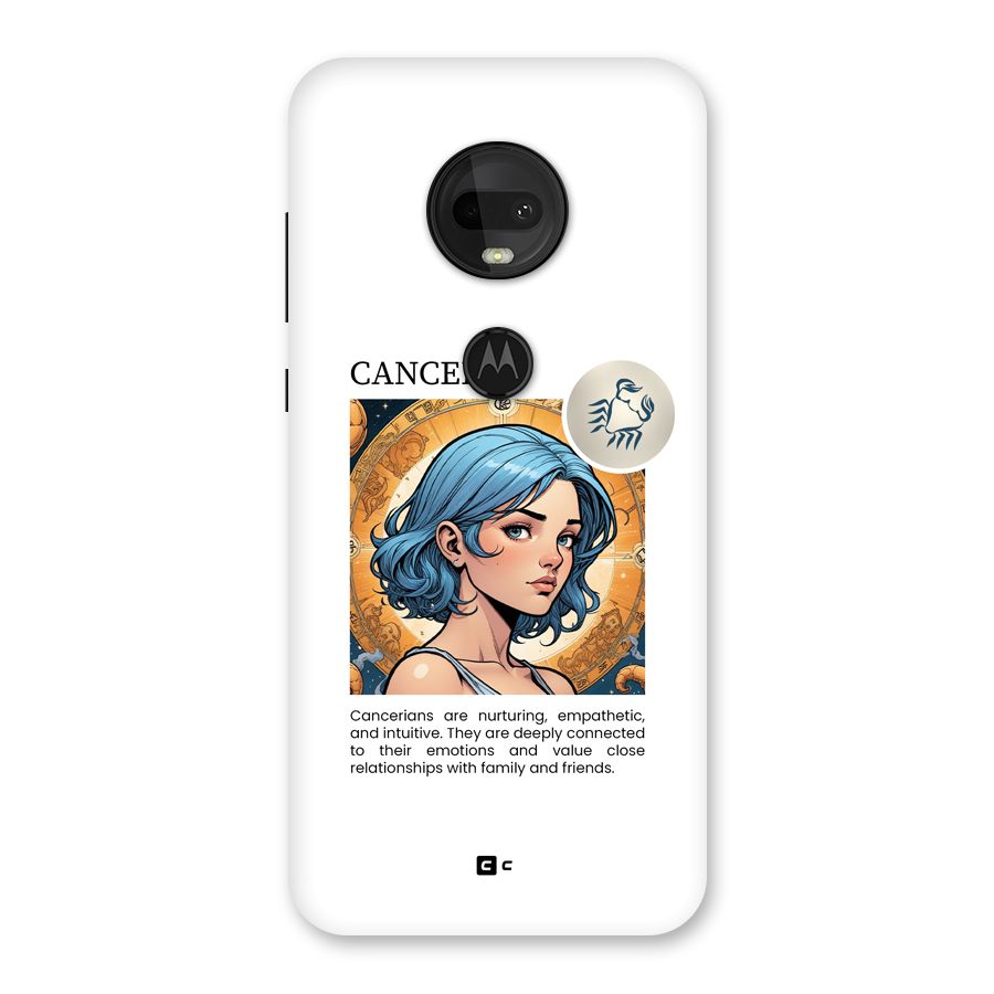 Connected Cancer Back Case for Moto G7