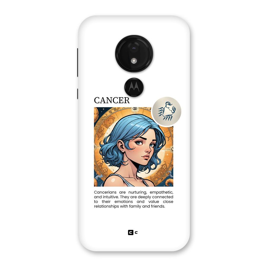 Connected Cancer Back Case for Moto G7 Power