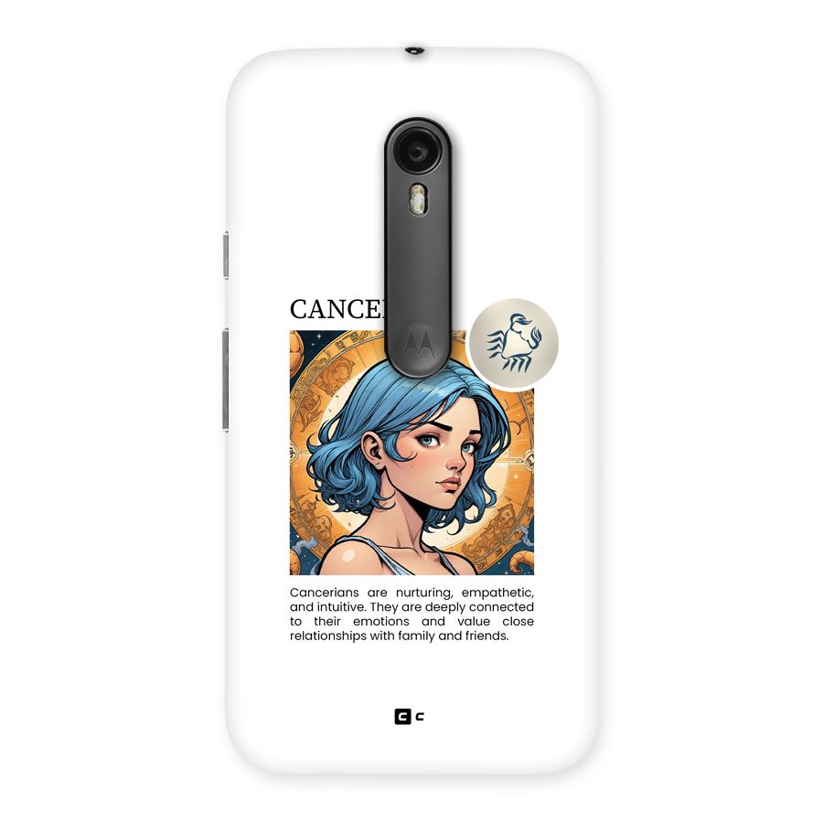 Connected Cancer Back Case for Moto G Turbo