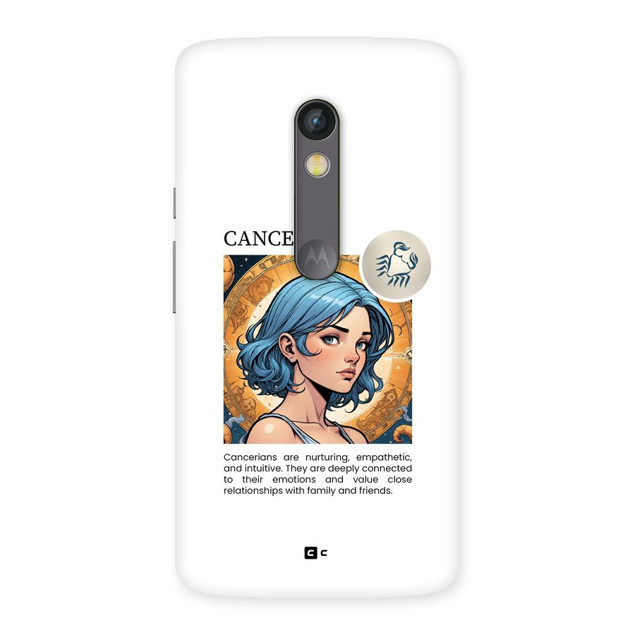 Connected Cancer Back Case for Moto X Play