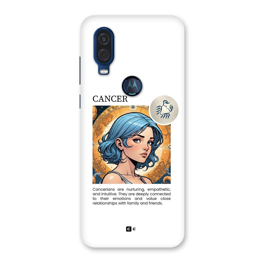 Connected Cancer Back Case for Motorola One Vision