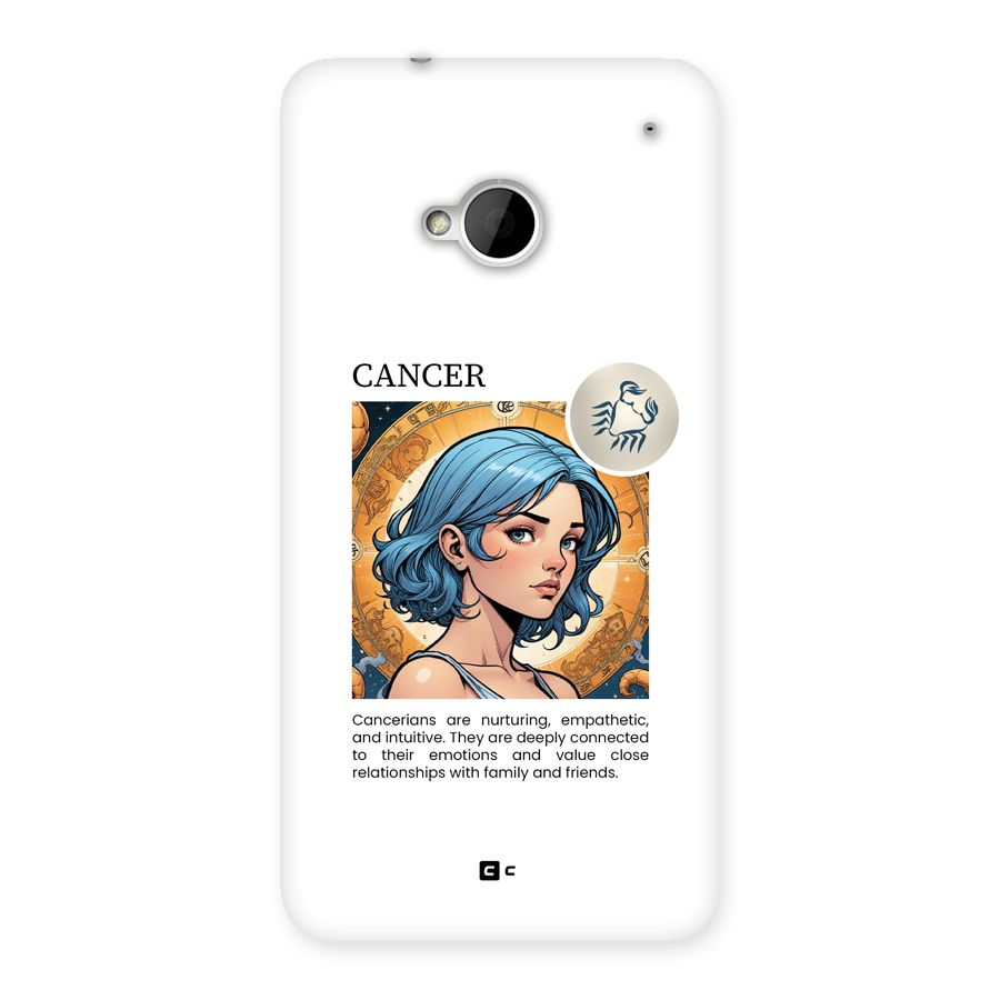 Connected Cancer Back Case for One M7 (Single Sim)