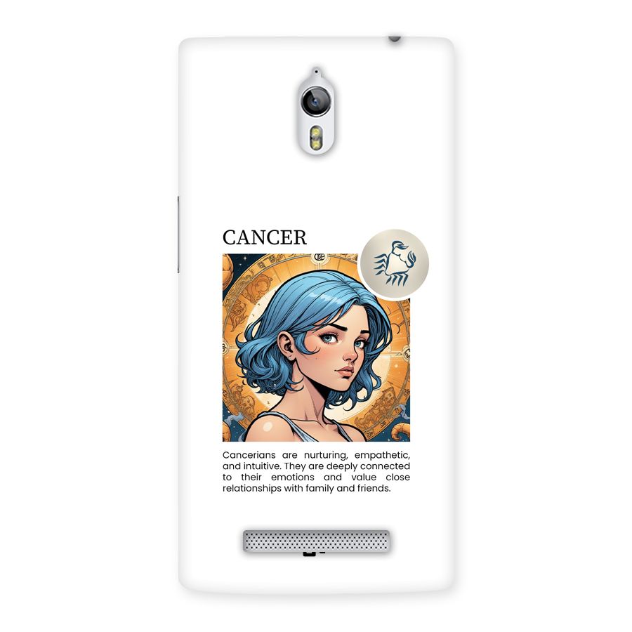 Connected Cancer Back Case for Oppo Find 7