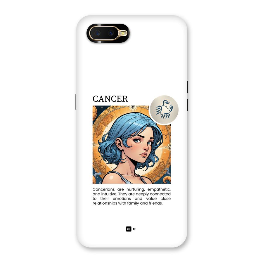 Connected Cancer Back Case for Oppo K1