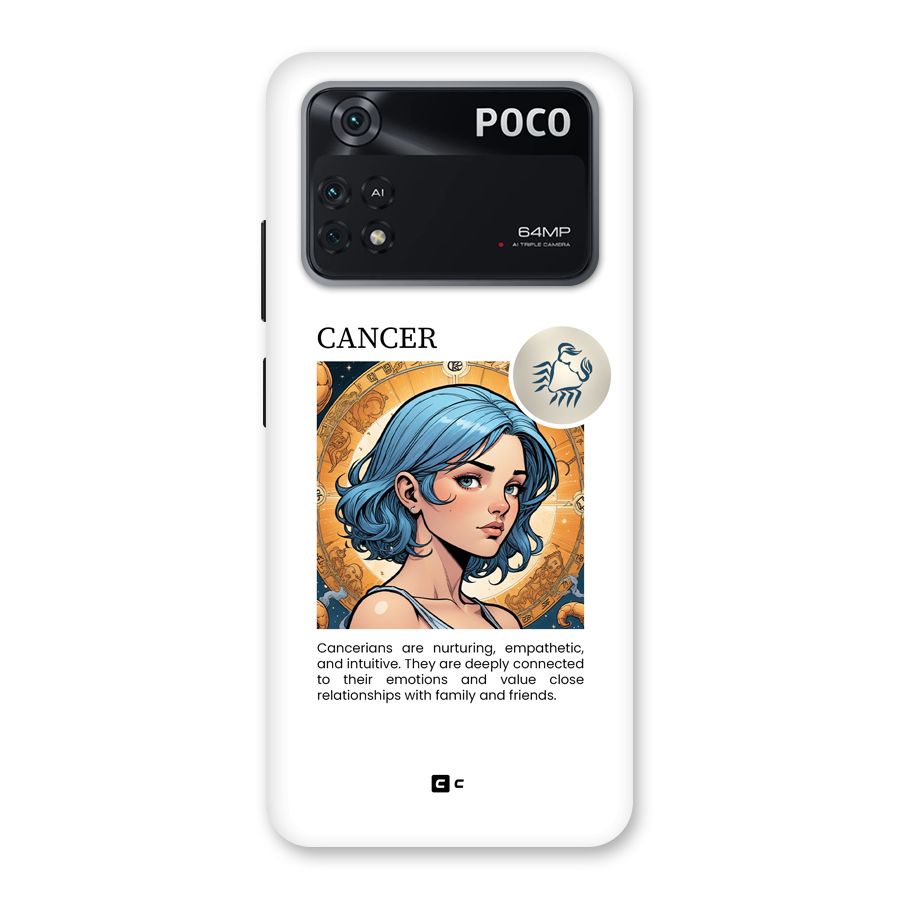 Connected Cancer Back Case for Poco M4 Pro 4G