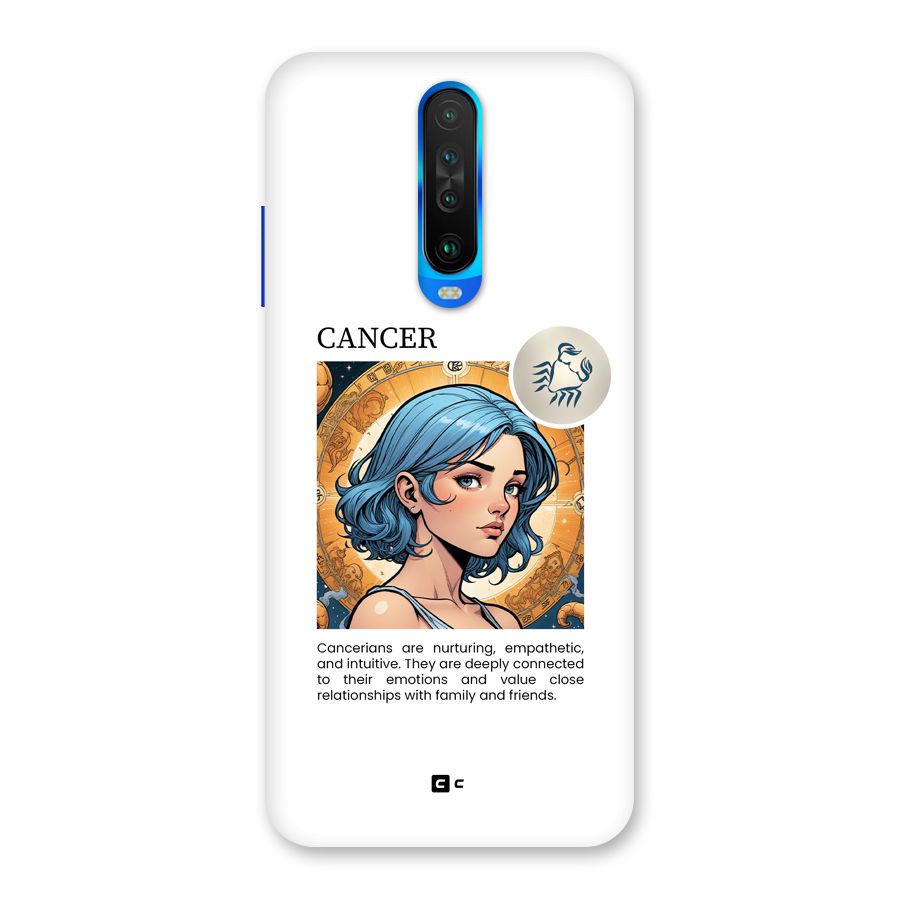 Connected Cancer Back Case for Poco X2