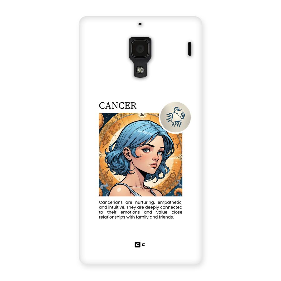 Connected Cancer Back Case for Redmi 1s