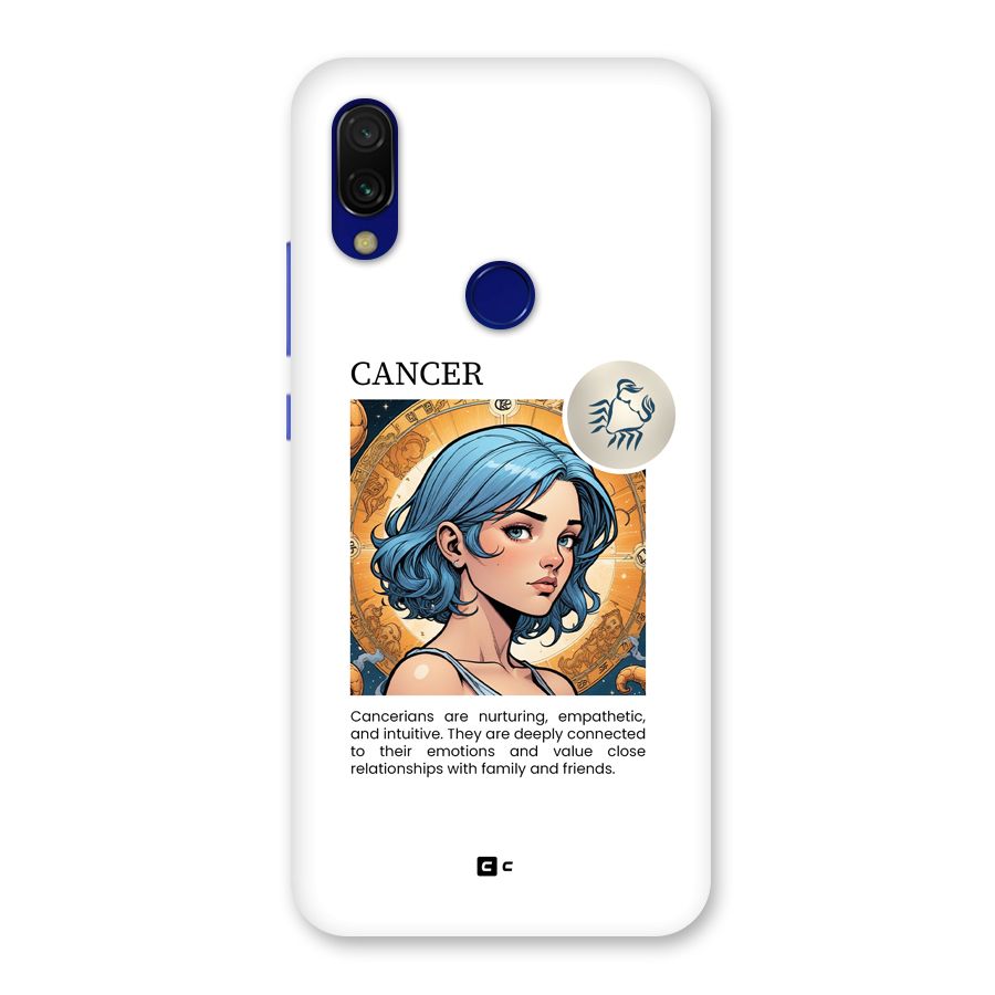 Connected Cancer Back Case for Redmi Y3