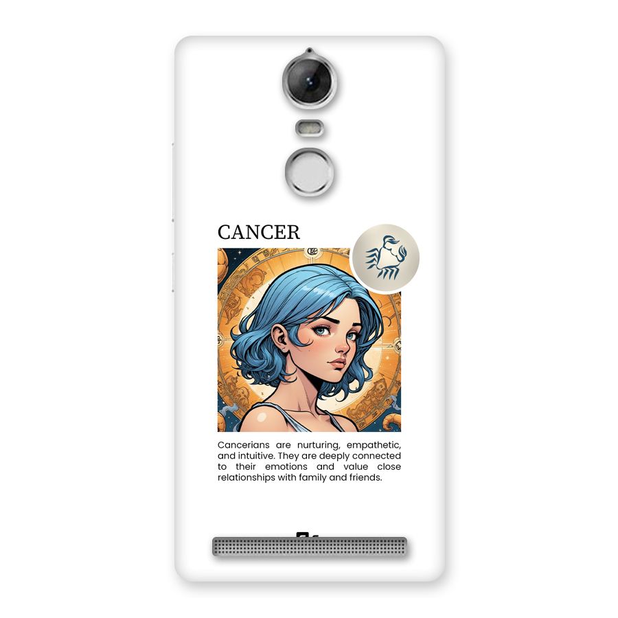 Connected Cancer Back Case for Vibe K5 Note