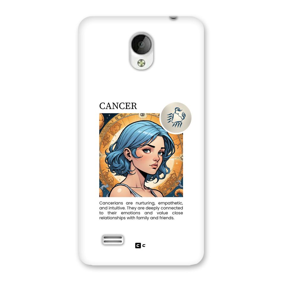 Connected Cancer Back Case for Vivo Y21