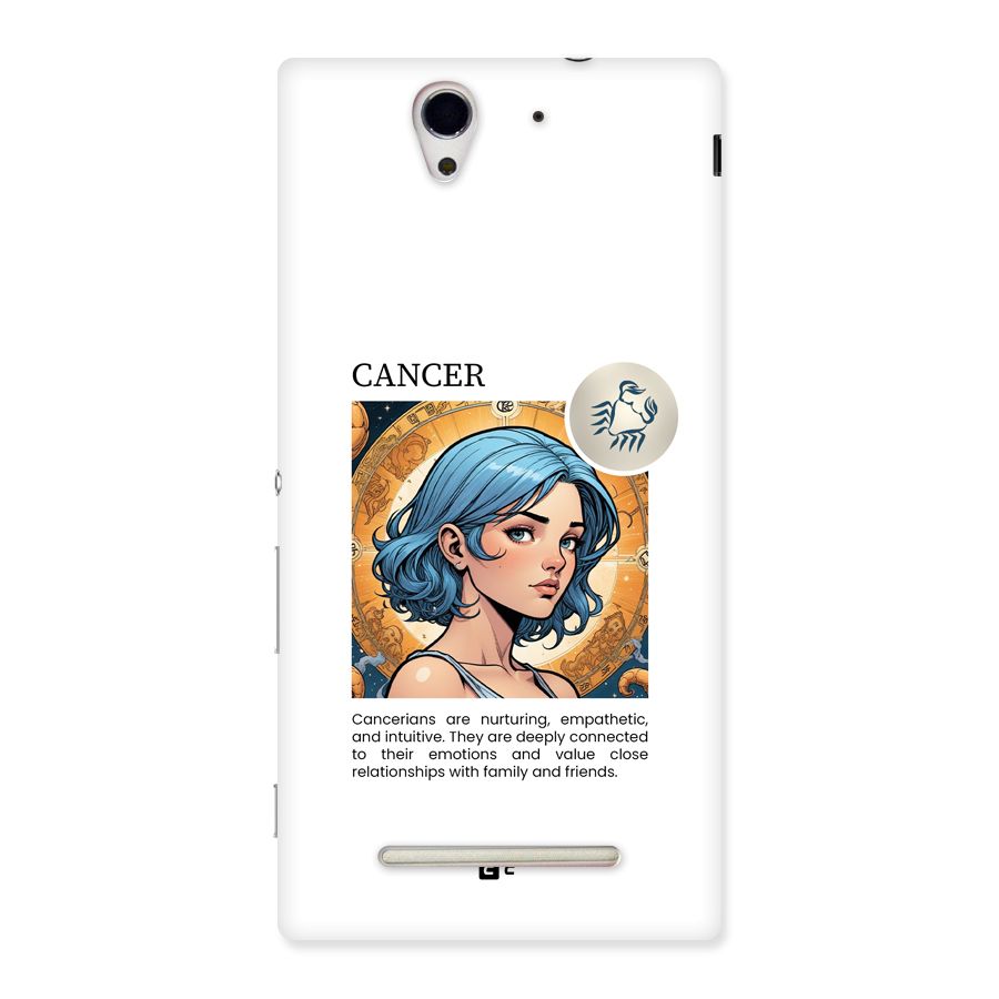 Connected Cancer Back Case for Xperia C3