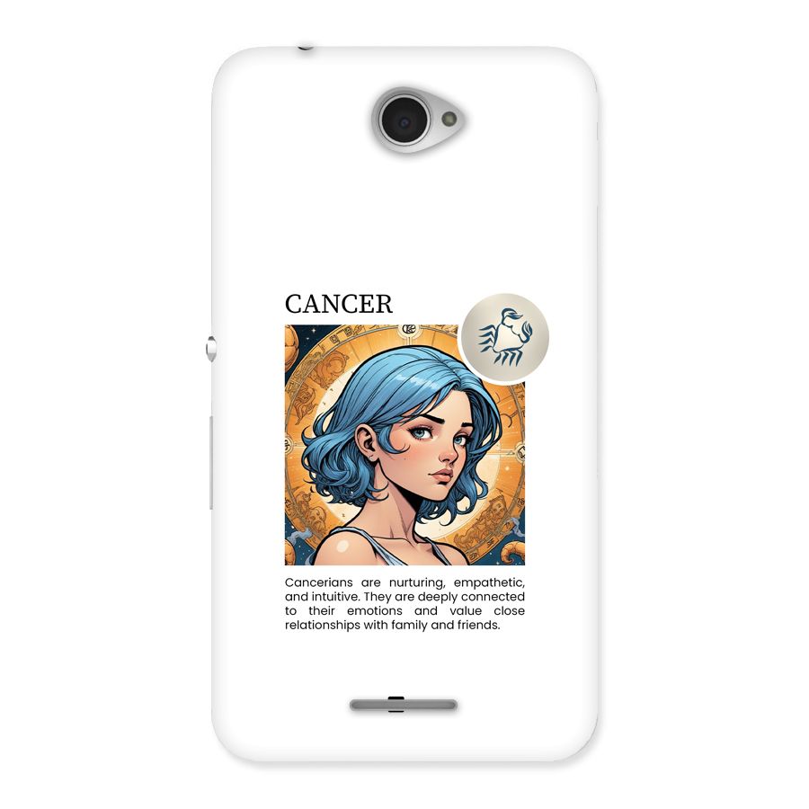Connected Cancer Back Case for Xperia E4