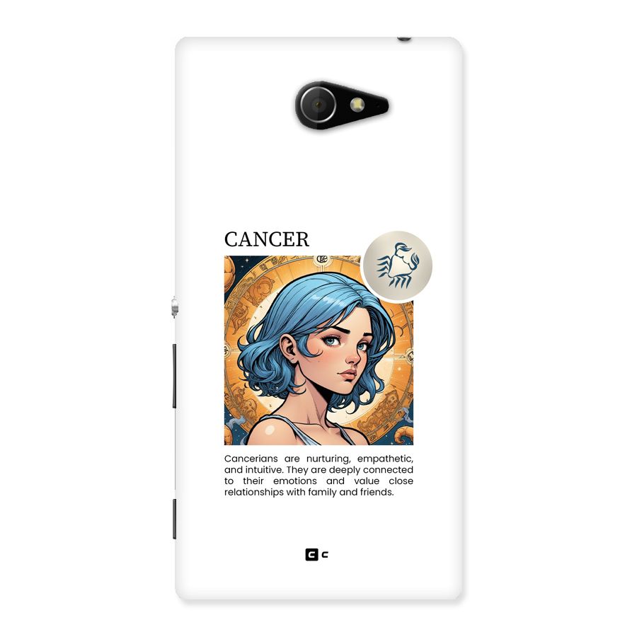 Connected Cancer Back Case for Xperia M2