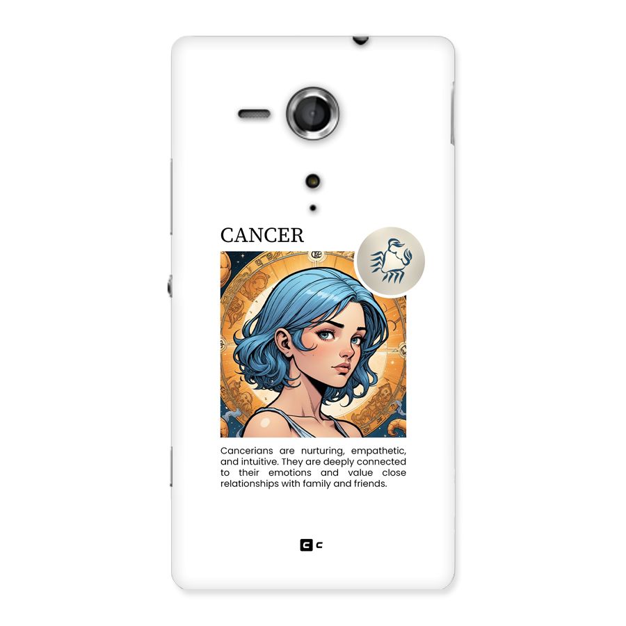 Connected Cancer Back Case for Xperia Sp