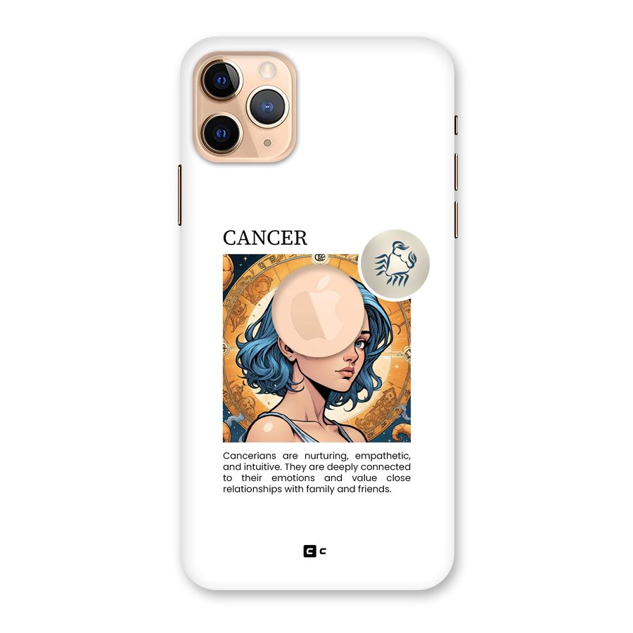 Connected Cancer Back Case for iPhone 11 Pro Max Logo Cut