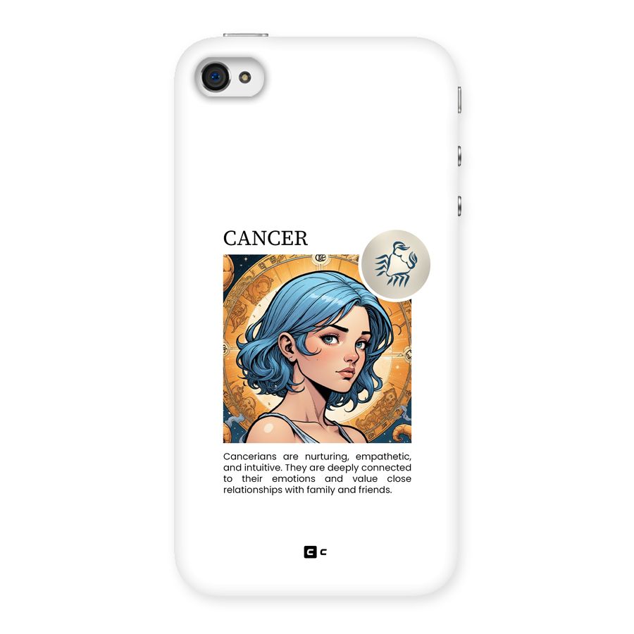 Connected Cancer Back Case for iPhone 4 4s