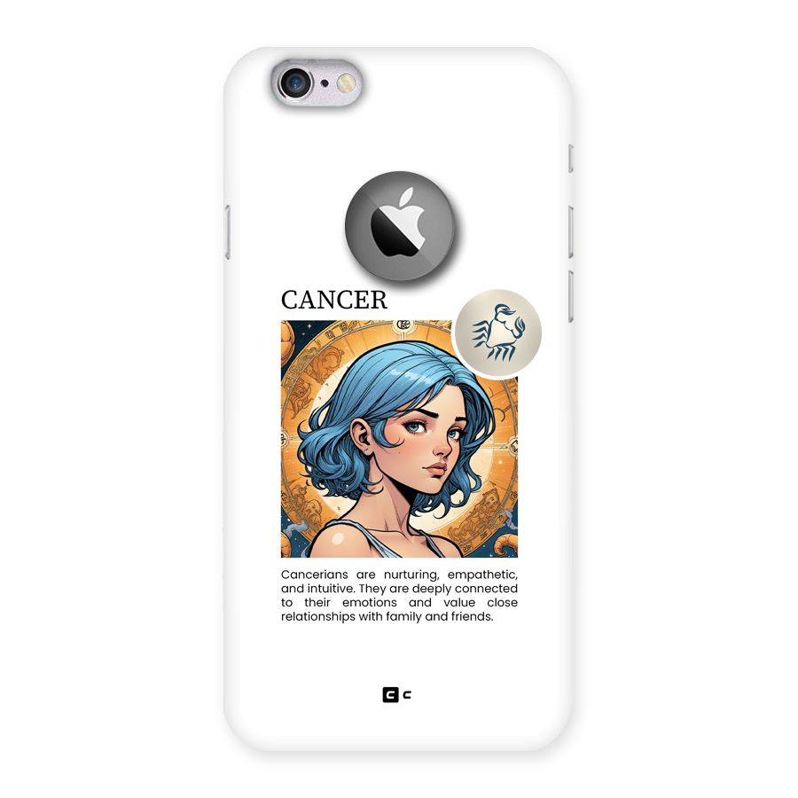 Connected Cancer Back Case for iPhone 6 Logo Cut