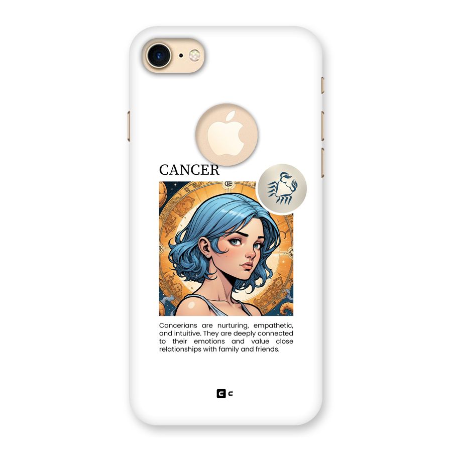 Connected Cancer Back Case for iPhone 7 Logo Cut