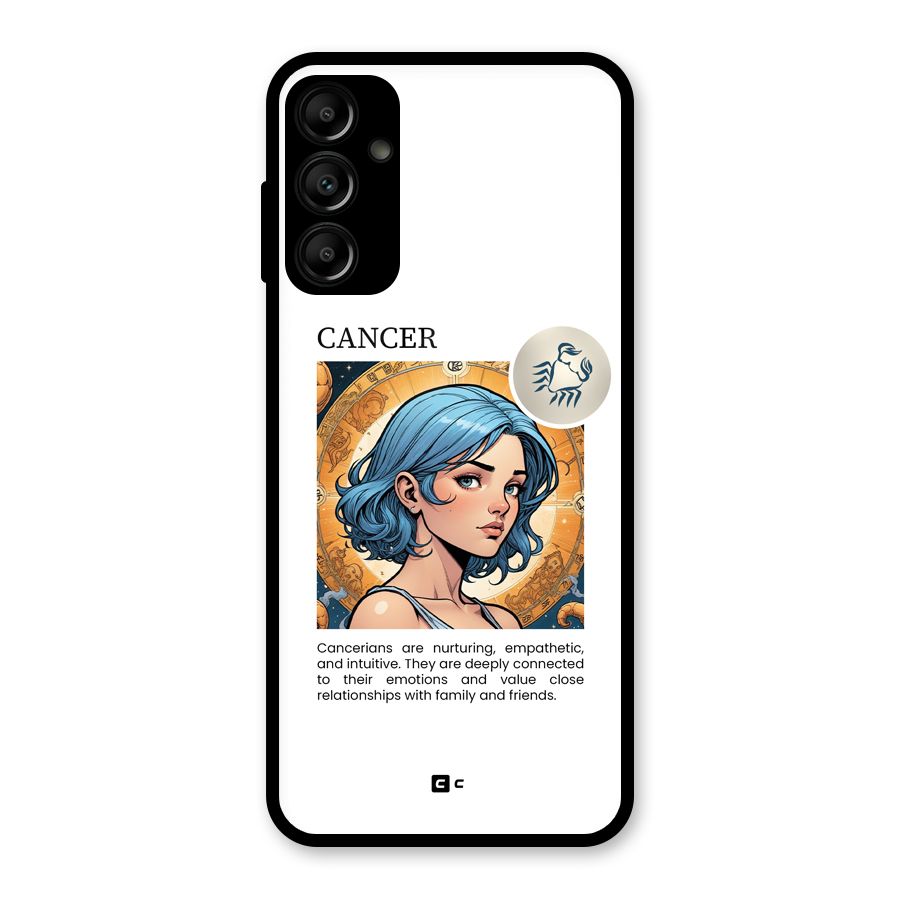 Connected Cancer Glass Back Case for Galaxy A14 5G