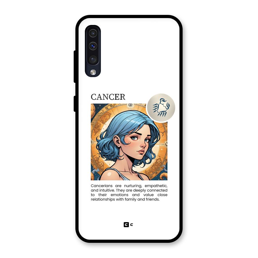 Connected Cancer Glass Back Case for Galaxy A50