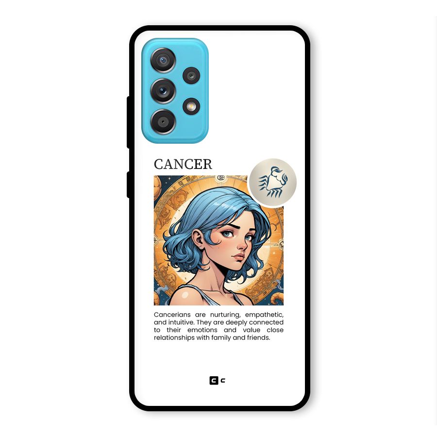 Connected Cancer Glass Back Case for Galaxy A52