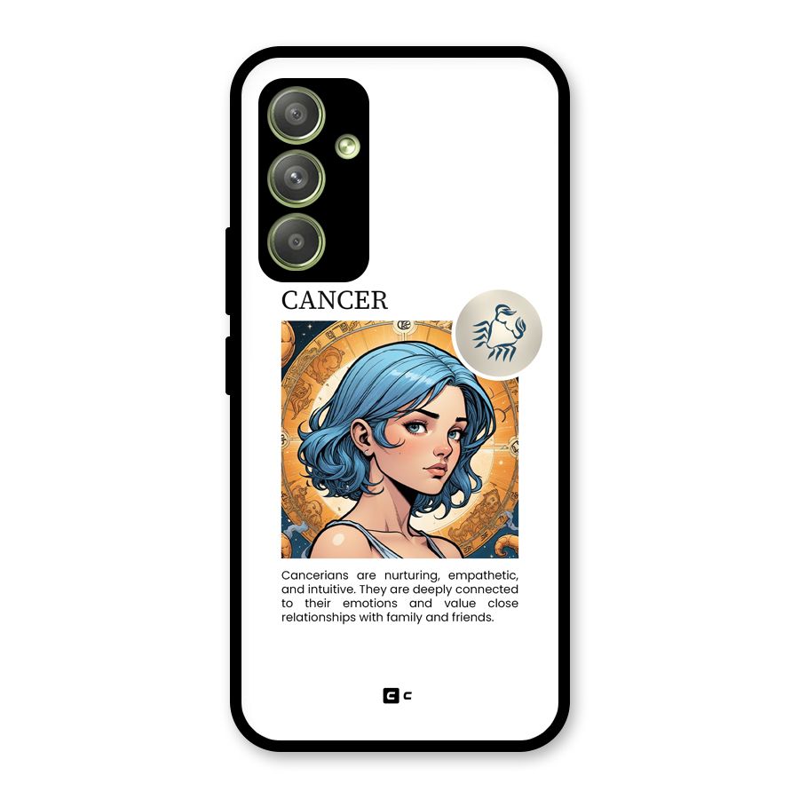 Connected Cancer Glass Back Case for Galaxy A54