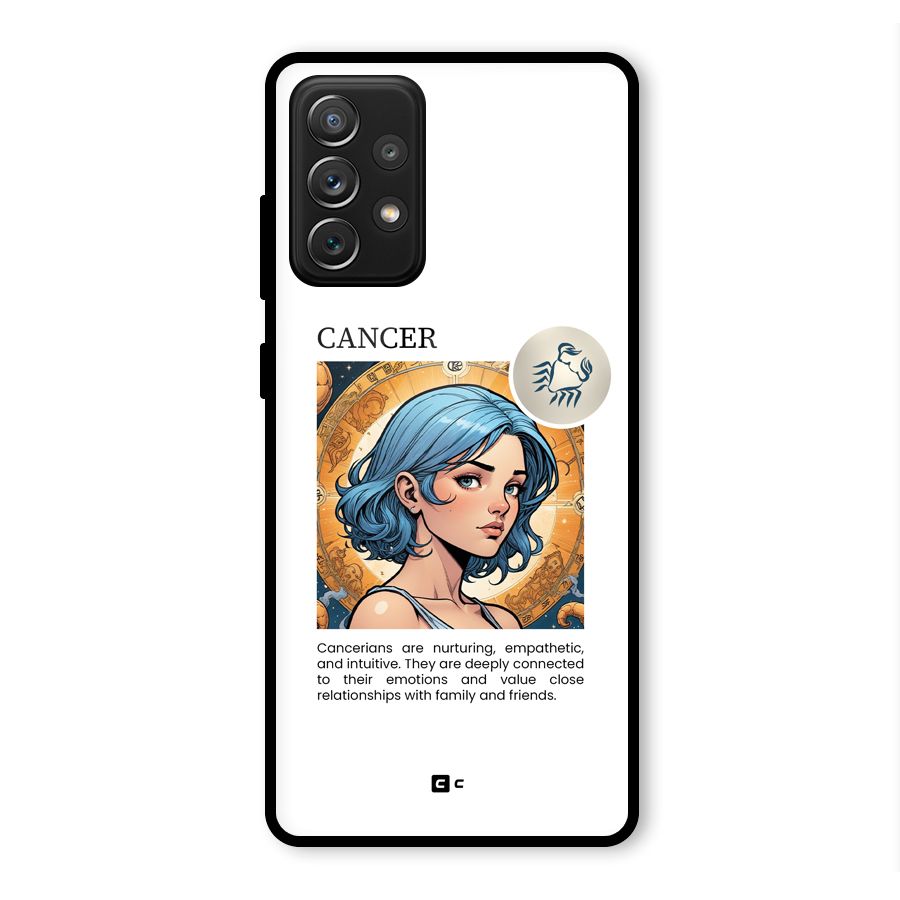 Connected Cancer Glass Back Case for Galaxy A72