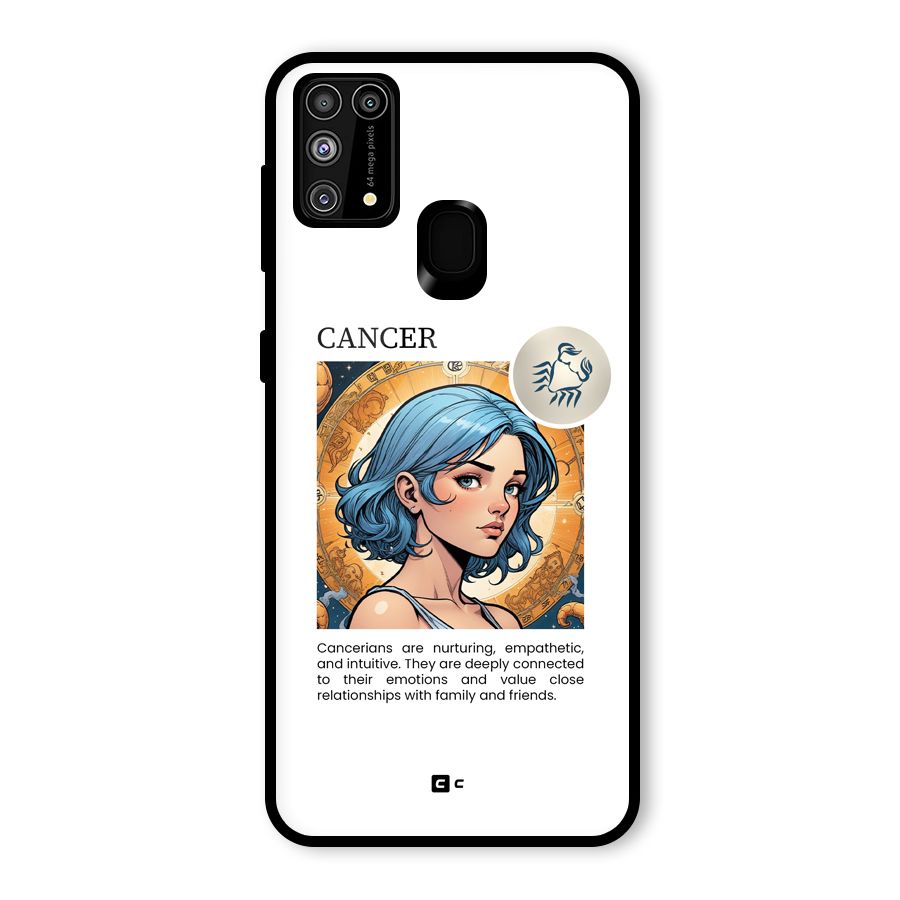 Connected Cancer Glass Back Case for Galaxy F41