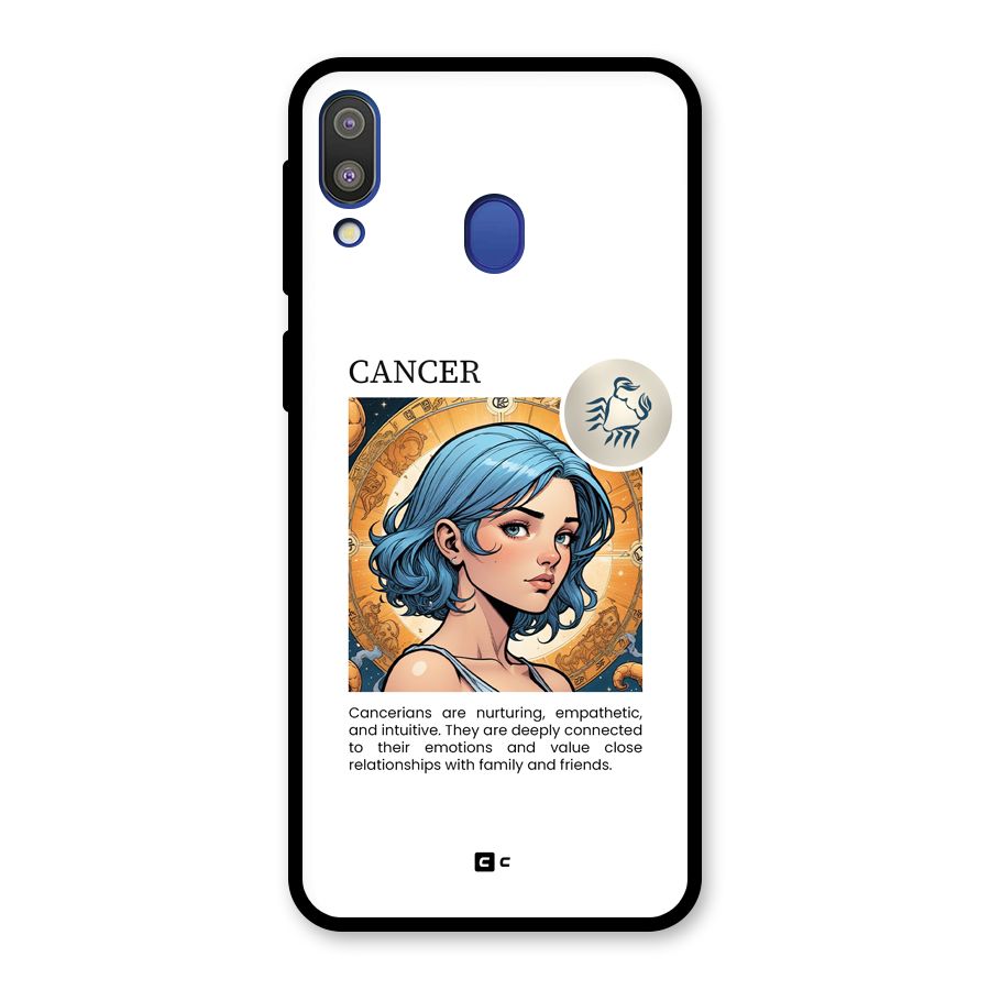Connected Cancer Glass Back Case for Galaxy M20