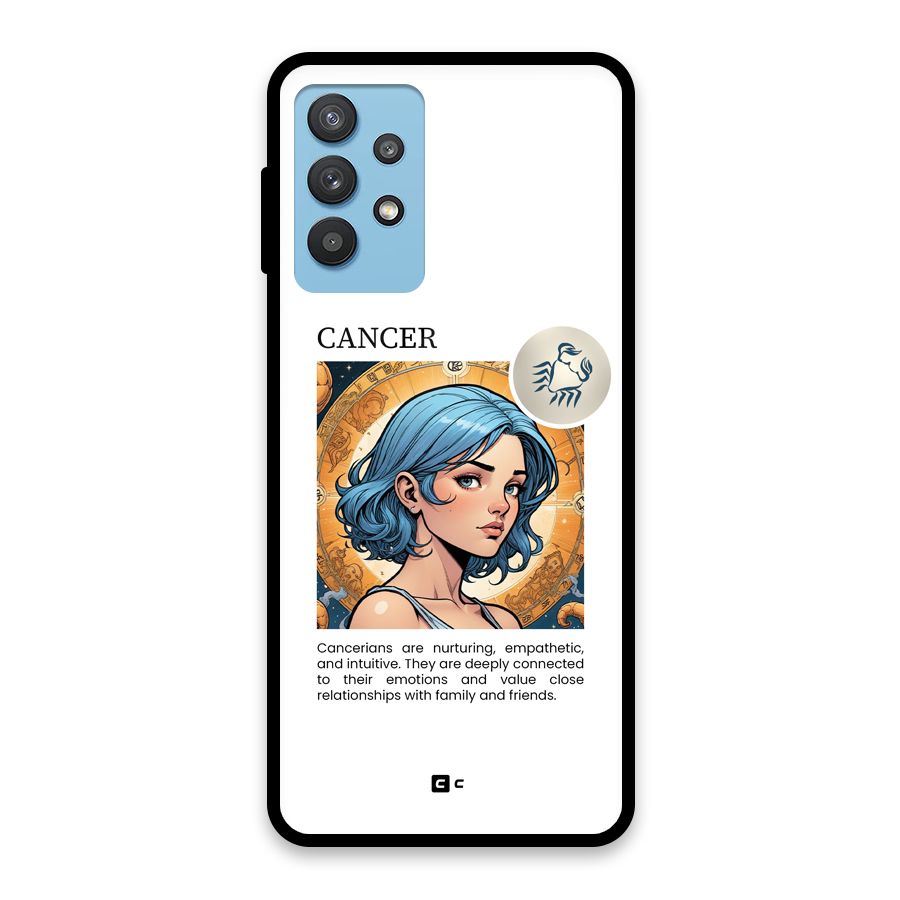 Connected Cancer Glass Back Case for Galaxy M32 5G