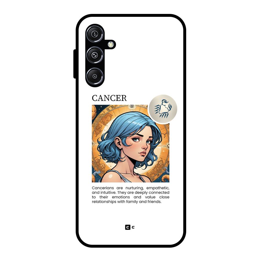 Connected Cancer Glass Back Case for Galaxy M34 5G