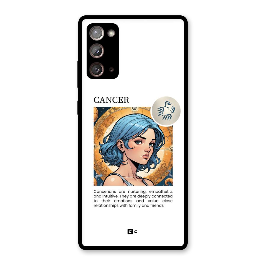 Connected Cancer Glass Back Case for Galaxy Note 20