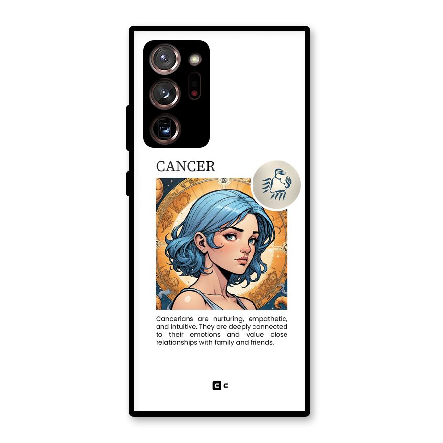 Connected Cancer Glass Back Case for Galaxy Note 20 Ultra 5G