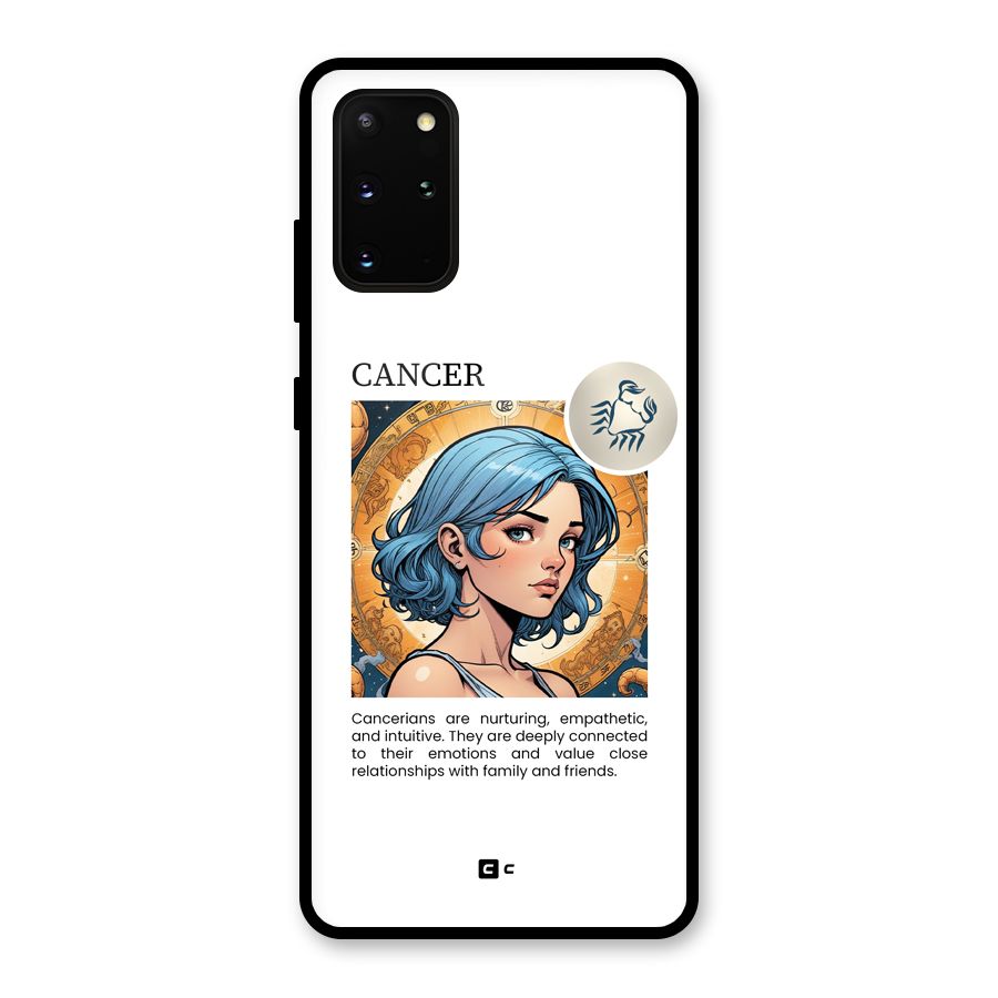 Connected Cancer Glass Back Case for Galaxy S20 Plus