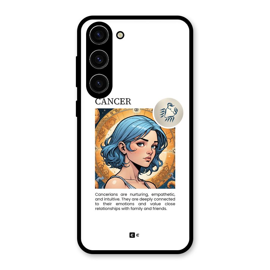 Connected Cancer Glass Back Case for Galaxy S23 Plus