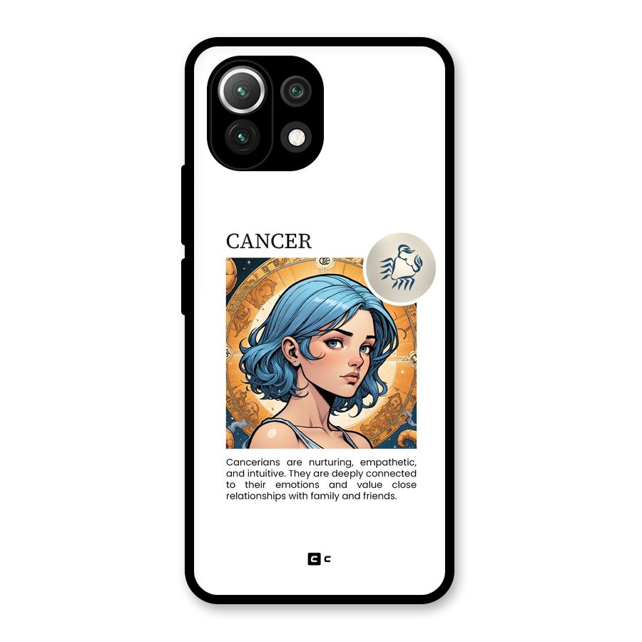 Connected Cancer Glass Back Case for Mi 11 Lite NE 5G